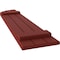 Ekena Millwork Americraft 3-Board (2 Batten) Wood Joined Board-n-Batten Shutters w/ Arch Top, ARW101BQ311X68MRH, PR ARW101BQ311X68MRH - alternate 8
